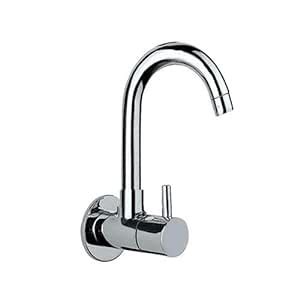 Jaquar Stainless Steel Polished Sink Cock With Regular。